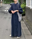CORNERS(コーナーズ)のCORNERS by KR ボリュームスリーブストライプシャツワンピース