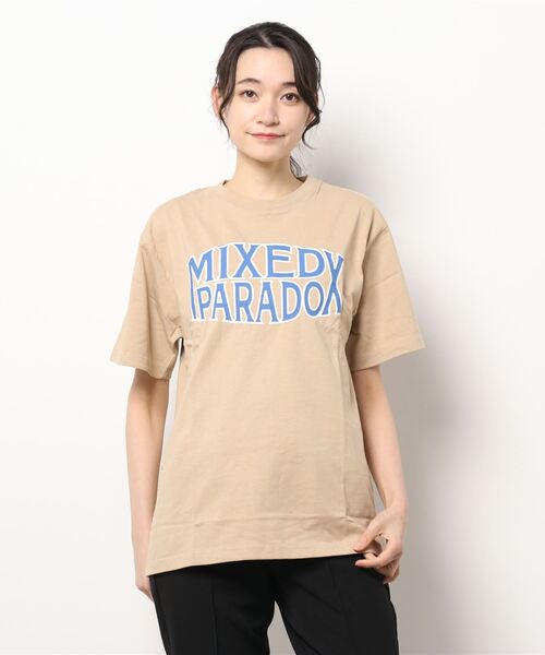 B.I.D.（ビーアイディー）の「《RDS》プリントTシャツ（Tシャツ/カットソー・レディース・ベージュ/杢グレー/スミクロ・LARGE/MEDIUM/FREE）」の10枚目の写真