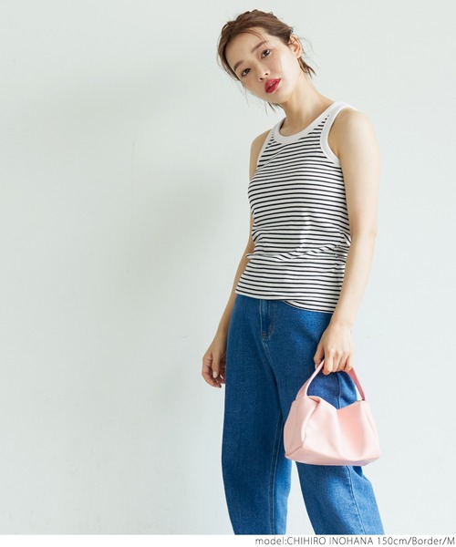 coca（coca）（コカ）の「OUT BRA アメリカンスリーブカップ付きタンク（タンクトップ・レディース・ホワイト/チャコールグレー/ブラック/その他/ベージュ/レッド/ブラウン/グリーン/ピンク/カーキ・S/M/L）」の21枚目の写真