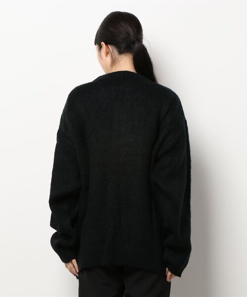 【セール】《Bling Leads》5ゲージモヘアタッチ ビッグ クルーネックカーディガン（カーディガン/ボレロ）｜Bling Leads（ブリングリーズ）