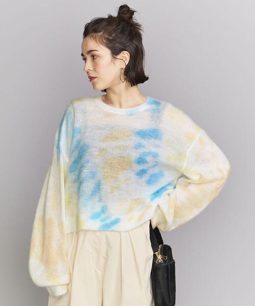 BEAUTY&YOUTH UNITED ARROWS（ビューティーアンドユースユナイテッドアローズ）の「BY マルチカラータイダイ ニットプルオーバー -ウォッシャブル-（ニット/セーター・レディース・その他1/その他2・FREE）」の2枚目の写真