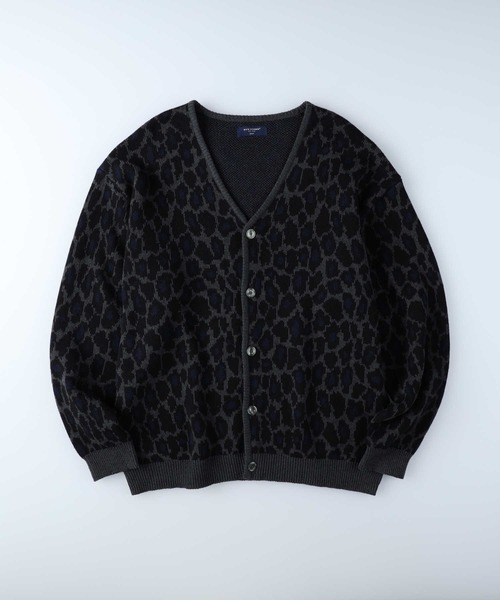 BACK NUMBER（バックナンバー）の「【BACK NUMBER】レオパードカーディガン（カーディガン/ボレロ・メンズ・ダークグレー/ダークベージュ・M/L/XL）」の11枚目の写真