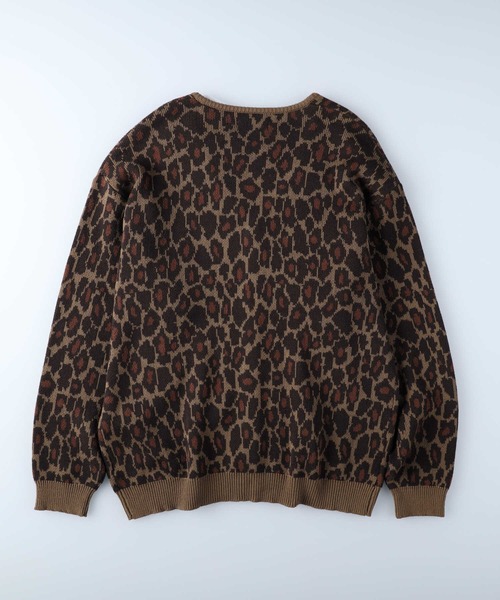 BACK NUMBER（バックナンバー）の「【BACK NUMBER】レオパードカーディガン（カーディガン/ボレロ・メンズ・ダークグレー/ダークベージュ・M/L/XL）」の14枚目の写真