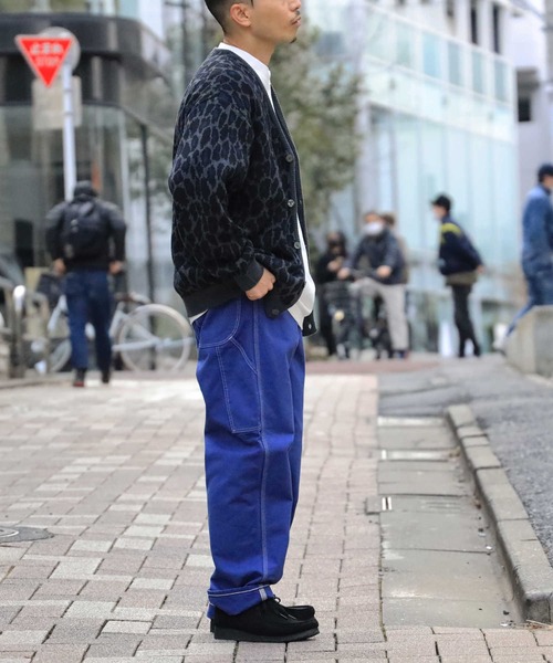 BACK NUMBER（バックナンバー）の「【BACK NUMBER】レオパードカーディガン（カーディガン/ボレロ・メンズ・ダークグレー/ダークベージュ・M/L/XL）」の7枚目の写真