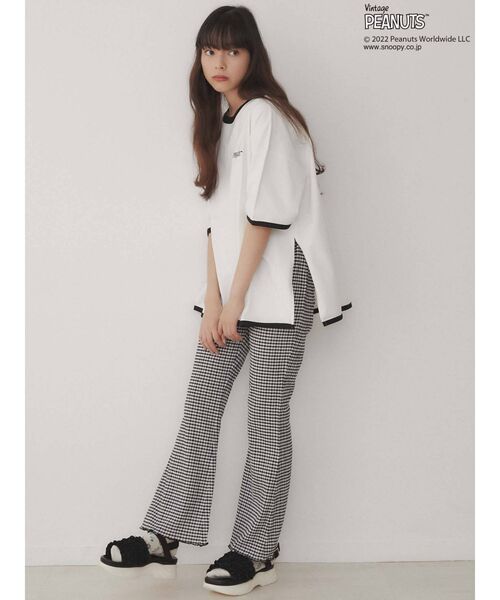 merry jenny（メリージェニー）の「PEANUTS snoopy Big Tee（Tシャツ/カットソー・レディース・オフホワイト/ブラック・FREE）」の17枚目の写真