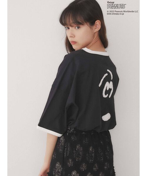 merry jenny（メリージェニー）の「PEANUTS snoopy Big Tee（Tシャツ/カットソー・レディース・オフホワイト/ブラック・FREE）」の21枚目の写真