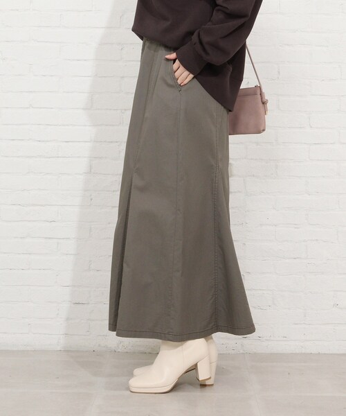 SHOO・LA・RUE（シューラルー）の「◆ツイルマーメイドスカート（スカート・レディース・ライトブルー/カーキ/グレー系その他/ライトベージュ/ネイビー・02/04/03）」の6枚目の写真