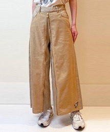 Zip wide pants