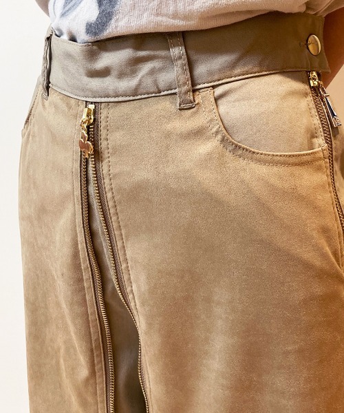 CRYSTAL BALL（クリスタルボール）の「Zip wide pants（その他パンツ・レディース・ベージュ・FREE）」の4枚目の写真