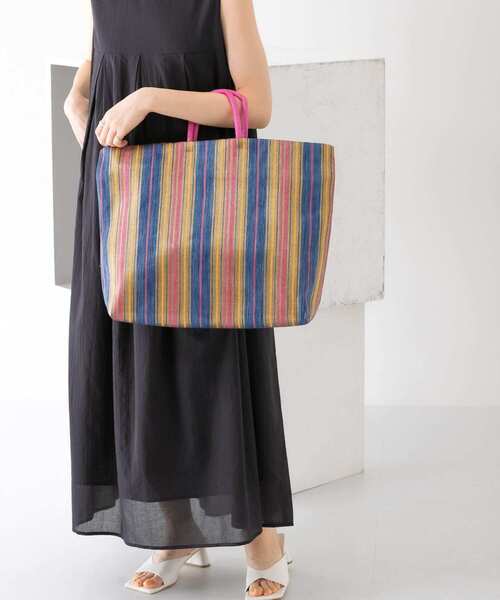 KBF（ケイビーエフ）の「ポーチ付き異素材イージーBAG（トートバッグ・レディース・ブルー系その他/ピンク系その他・ONE）」の2枚目の写真