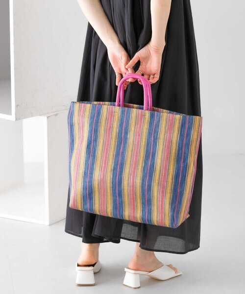 KBF（ケイビーエフ）の「ポーチ付き異素材イージーBAG（トートバッグ・レディース・ブルー系その他/ピンク系その他・ONE）」の3枚目の写真