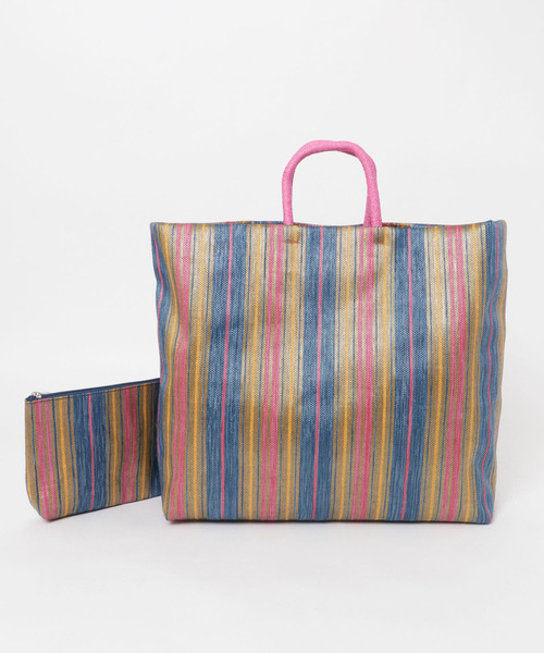 KBF（ケイビーエフ）の「ポーチ付き異素材イージーBAG（トートバッグ・レディース・ブルー系その他/ピンク系その他・ONE）」の13枚目の写真