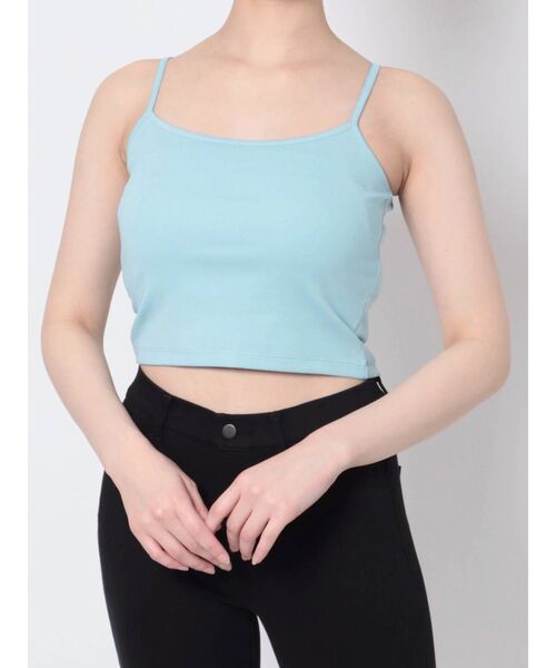 EMODA(エモダ)の「クロップカーディガンセット(Tシャツ/カットソー・レディース・ブラック/ライム/ブルー・FREE)」の20枚目の写真