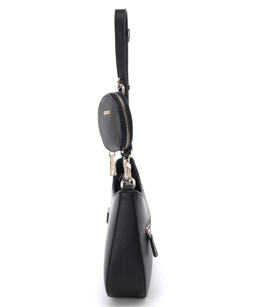 Guess（ゲス）の「ALEXIE Top Zip Shoulder Bag（ショルダーバッグ・レディース・ブラック・ONE SIZE）」の4枚目の写真