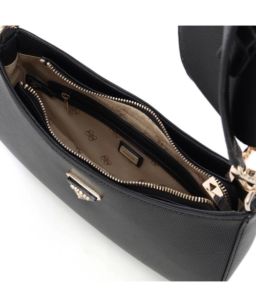 Guess（ゲス）の「ALEXIE Top Zip Shoulder Bag（ショルダーバッグ・レディース・ブラック・ONE SIZE）」の5枚目の写真