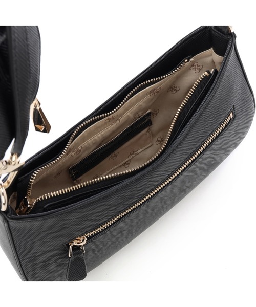 Guess（ゲス）の「ALEXIE Top Zip Shoulder Bag（ショルダーバッグ・レディース・ブラック・ONE SIZE）」の6枚目の写真