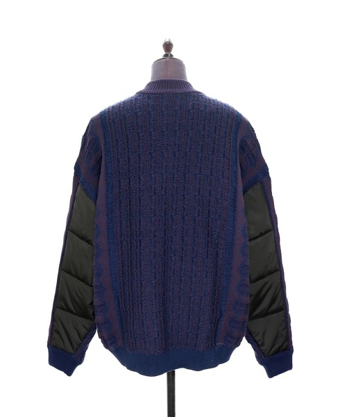 elephant TRIBAL fabrics(エレファントトライバルファブリックス)の「elephant TRIBAL fabrics Hybrid Knit(ニット/セーター・メンズ・ベージュ/グリーン/パープル・SMALL/MEDIUM)」の5枚目の写真