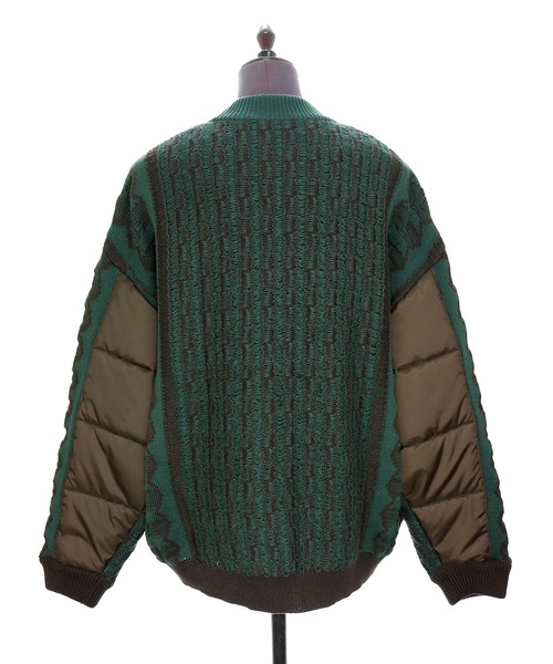elephant TRIBAL fabrics(エレファントトライバルファブリックス)の「elephant TRIBAL fabrics Hybrid Knit(ニット/セーター・メンズ・ベージュ/グリーン/パープル・SMALL/MEDIUM)」の6枚目の写真