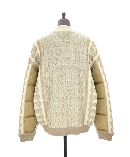 elephant TRIBAL fabrics(エレファントトライバルファブリックス)の「elephant TRIBAL fabrics Hybrid Knit(ニット/セーター・メンズ・ベージュ/グリーン/パープル・SMALL/MEDIUM)」の4枚目の写真
