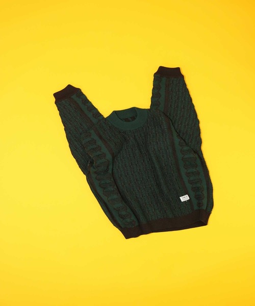 elephant TRIBAL fabrics(エレファントトライバルファブリックス)の「elephant TRIBAL fabrics Hybrid Knit(ニット/セーター・メンズ・ベージュ/グリーン/パープル・SMALL/MEDIUM)」の8枚目の写真