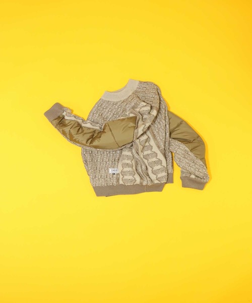 elephant TRIBAL fabrics(エレファントトライバルファブリックス)の「elephant TRIBAL fabrics Hybrid Knit(ニット/セーター・メンズ・ベージュ/グリーン/パープル・SMALL/MEDIUM)」の7枚目の写真