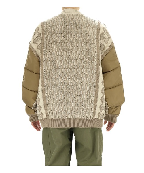 elephant TRIBAL fabrics(エレファントトライバルファブリックス)の「elephant TRIBAL fabrics Hybrid Knit(ニット/セーター・メンズ・ベージュ/グリーン/パープル・SMALL/MEDIUM)」の12枚目の写真