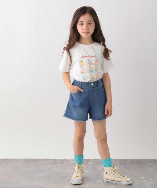 GLOBAL WORK（グローバルワーク）の「キッズ/DRY/GIRLSグラフィックTシャツ半袖/267203（Tシャツ/カットソー・キッズ・ホワイト系その他2/ホワイト/ライトブルー/ホワイト系その他3/オフホワイト/ライトグリーン/その他2・120cm/130cm/140cm/150cm/110cm/100cm/160cm）」の18枚目の写真