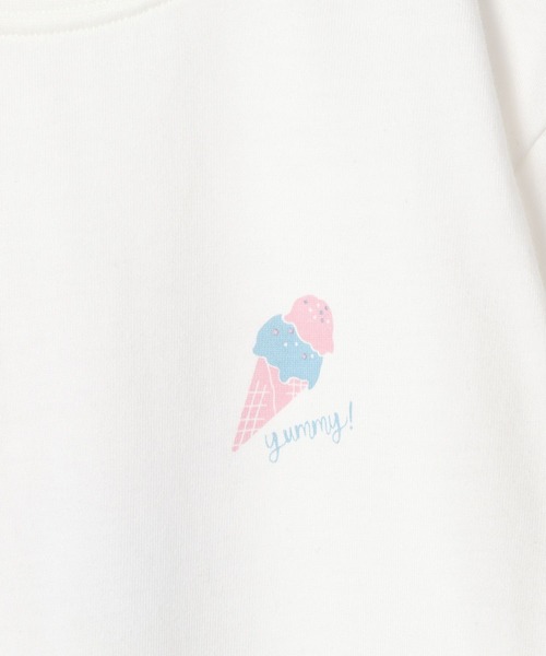 GLOBAL WORK（グローバルワーク）の「キッズ/DRY/GIRLSグラフィックTシャツ半袖/267203（Tシャツ/カットソー・キッズ・ホワイト系その他2/ホワイト/ライトブルー/ホワイト系その他3/オフホワイト/ライトグリーン/その他2・120cm/130cm/140cm/150cm/110cm/100cm/160cm）」の8枚目の写真