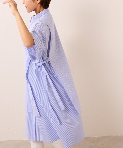AMIUR シャツワンピース Amiur（エミレ）の「spring long shirt ops（ワンピース）」 - WEAR