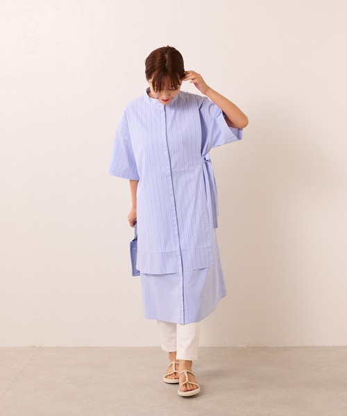 新品 SUMi STYLE スミスタイル ロングワンピース F ストライプ ear PAPILLONNER（イアパピヨネ）の「”SUM1 STYLE（スミ