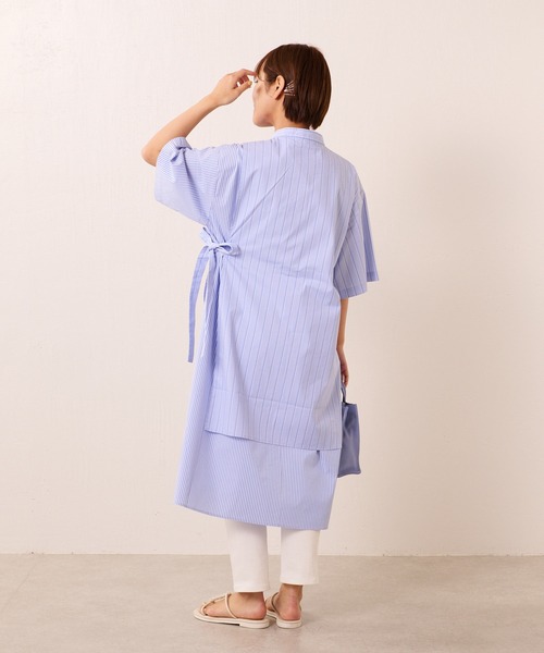 新品 SUMi STYLE スミスタイル ロングワンピース F ストライプ ear PAPILLONNER（イアパピヨネ）の「”SUM1 STYLE（スミ