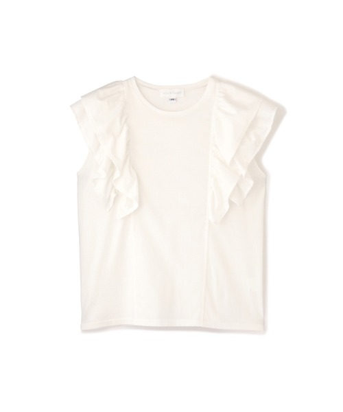 JILL STUART（ジルスチュアート）の「◆クラインジャージーカットソー（Tシャツ/カットソー・レディース・ホワイト/ネイビー/ピンク・FREE）」の10枚目の写真