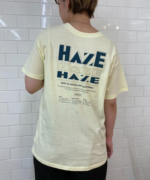 CIAOPANIC（チャオパニック）の「両面デザインプリント、HAZE Tee（Tシャツ/カットソー・レディース・オフホワイト/イエロー/グリーン・FREE）」の20枚目の写真