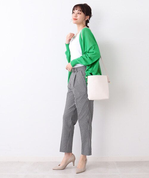 DRESKIP(ドレスキップ)の「◆【ひんやり】シアーVネックカーディガン(カーディガン/ボレロ・レディース・ブラック/ダークグリーン/レッド系1/ライトブルー/ライトベージュ/オレンジ・02/03)」の20枚目の写真