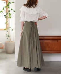 archives | 麻調バックレースアップスカート(スカート)