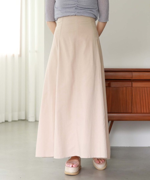 archives（アルシーヴ）の「麻調バックレースアップスカート（スカート・レディース・ブラック/ベージュ/オレンジ/グリーン/ブラウン・MEDIUM）」の16枚目の写真