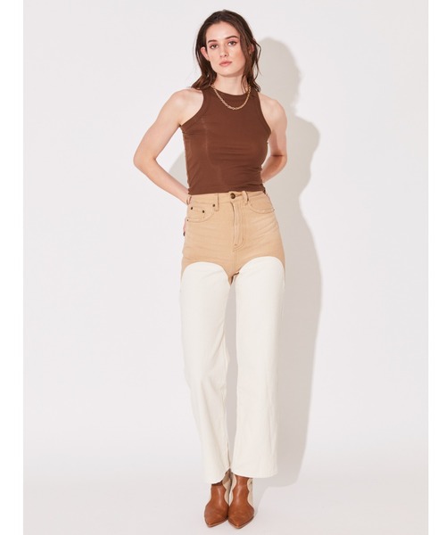 ALEXIA STAM（アリシアスタン）の「Basic Tank Top/ベーシックタンクトップ（タンクトップ・レディース・ブラウン/ヘザーグレー/モカ・FREE）」の14枚目の写真