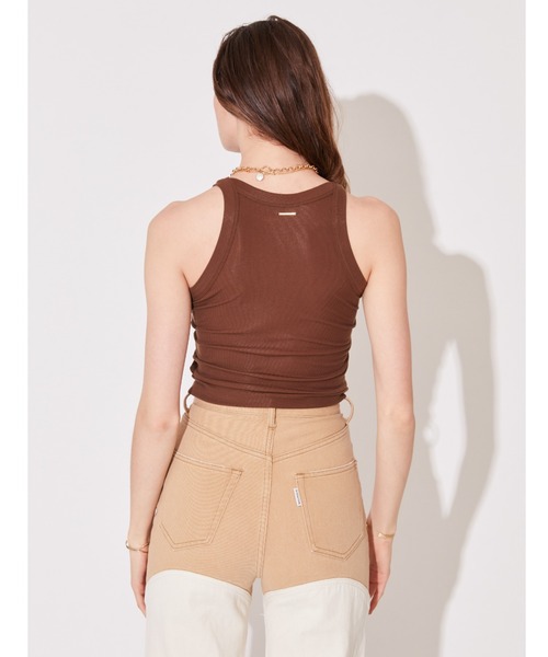 ALEXIA STAM（アリシアスタン）の「Basic Tank Top/ベーシックタンクトップ（タンクトップ・レディース・ブラウン/ヘザーグレー/モカ・FREE）」の13枚目の写真