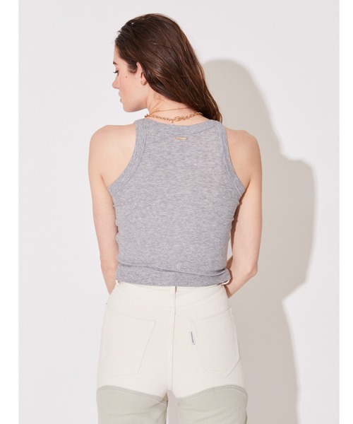 ALEXIA STAM（アリシアスタン）の「Basic Tank Top/ベーシックタンクトップ（タンクトップ・レディース・ブラウン/ヘザーグレー/モカ・FREE）」の10枚目の写真