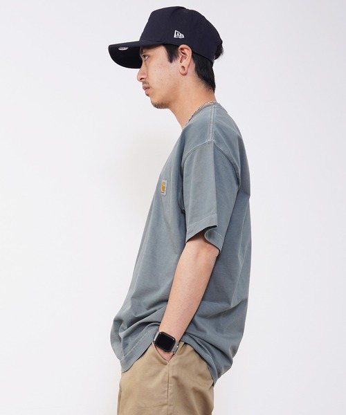 Carhartt WIP（カーハートダブリューアイピー）の「Carhartt WIP(カーハート ワークインプログレス) ビスタ 半袖Tシャツ（Tシャツ/カットソー・メンズ・パープル/グリーン/チャコール・S/M/L）」の10枚目の写真