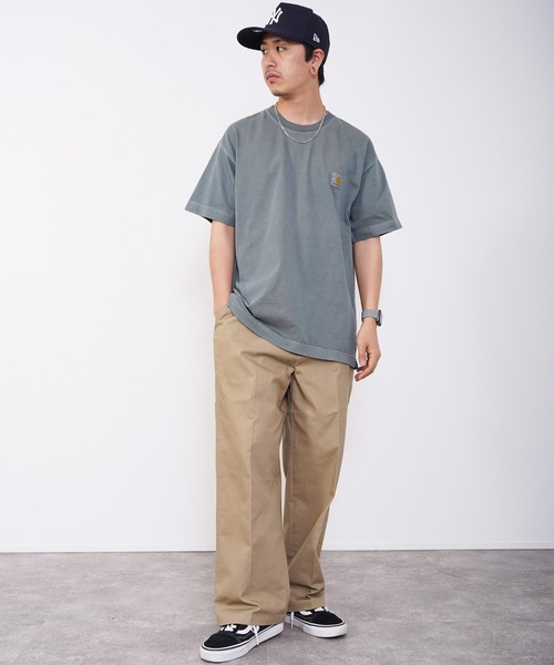 Carhartt WIP（カーハートダブリューアイピー）の「Carhartt WIP(カーハート ワークインプログレス) ビスタ 半袖Tシャツ（Tシャツ/カットソー・メンズ・パープル/グリーン/チャコール・S/M/L）」の12枚目の写真