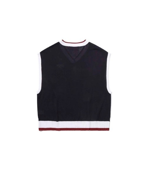 ROMANTIC CROWN（ロマンティッククラウン）の「A'GEM/9 × .kom『ROMANTIC CROWN/ロマンティッククラウン』FRUIT KNIT VEST/フルーツ Vネックニット ベスト（ベスト・レディース・ホワイト/ネイビー・L）」の6枚目の写真