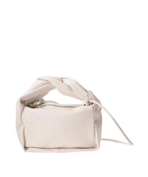 dazzlin（ダズリン）の「ツイストスクエアバッグ（ハンドバッグ・レディース・ブラック/オフホワイト・FREE）」の5枚目の写真