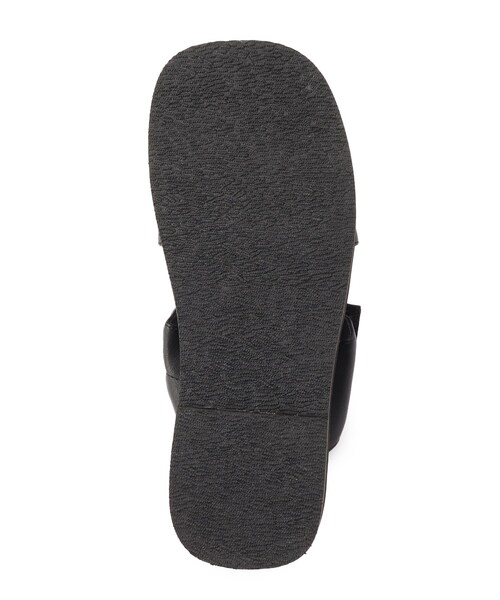 tk.TAKEO KIKUCHI(ティーケータケオキクチ)の「◆パディングダブルベルトサンダル(サンダル・メンズ・ブラック・65/75)」の2枚目の写真