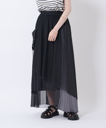 La SRIC | La SRIC アシメ重ねスカート(スカート)