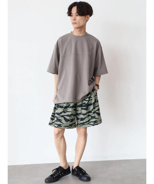 CRAFT STANDARD BOUTIQUE（クラフトスタンダードブティック）の「カットオフフットボールTEE　＊（Tシャツ/カットソー・メンズ・モカ/グレー/ベージュ・LL/M/L）」の8枚目の写真