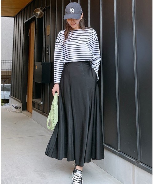 Vicente（ヴィセンテ）の「Border long tee（Tシャツ/カットソー・レディース・ブラック/パープル/ブルー・FREE）」の22枚目の写真