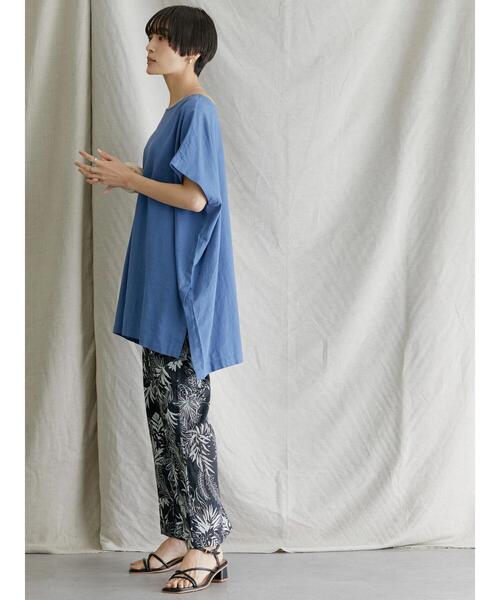 AMERICAN HOLIC(アメリカンホリック)の「綿サテンリーフパンツ(その他パンツ・レディース・ブラック・M/L)」の7枚目の写真