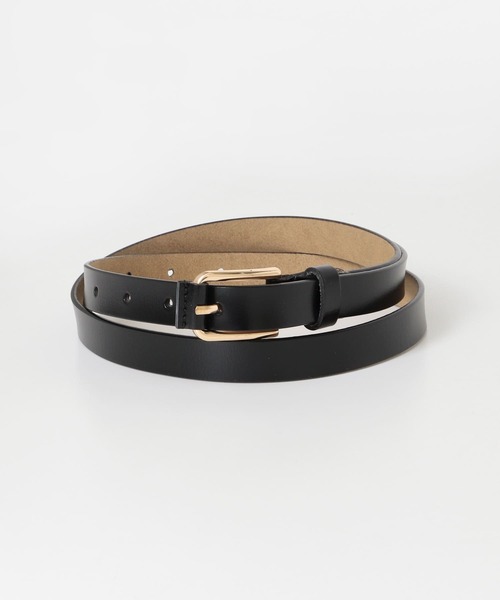 URBAN RESEARCH DOORS（アーバンリサーチドアーズ）の「スクエアバックルベルト（ベルト・レディース・ブラック/ダークブラウン・ONE）」の2枚目の写真