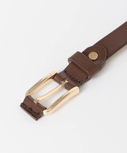 URBAN RESEARCH DOORS（アーバンリサーチドアーズ）の「スクエアバックルベルト（ベルト・レディース・ブラック/ダークブラウン・ONE）」の6枚目の写真